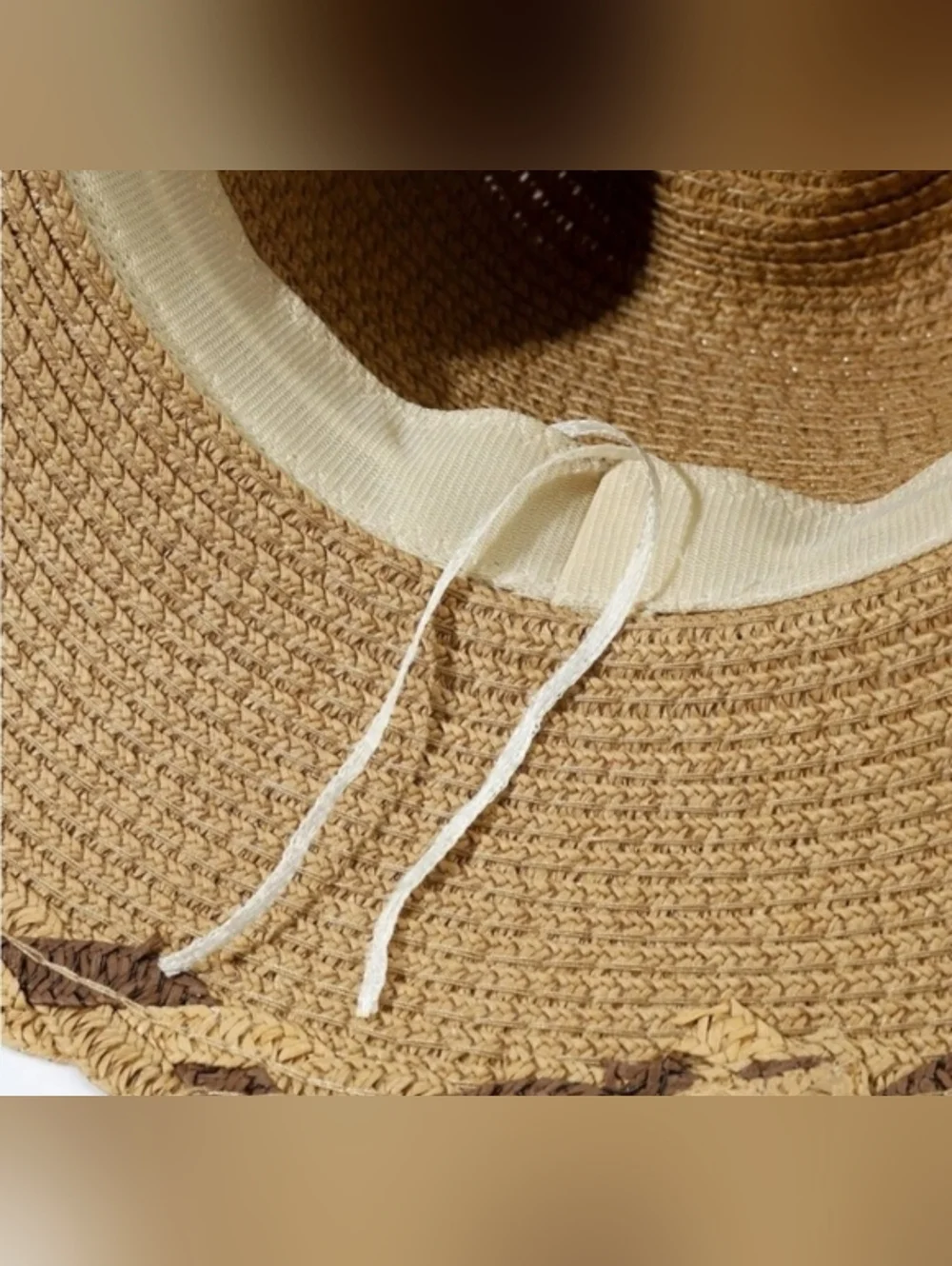 Classic Woven Straw Fedora – Natural Tone with Braided Detail NWOT - Picture 4 of 4